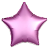 Folieballon ster satin flamingo (43cm)